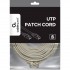 Патч-корд UTP Cablexpert (PP6U-CU-10M) Cat.6, литий, 50u" штекер із засувкою, 10 м, сірий