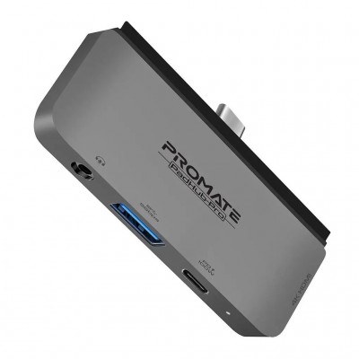 USB-хаб Promate USB Hub 4 ports padhub-pro.grey (padhub-pro.grey)