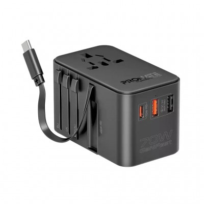 Зарядний пристрій Promate tripmate-gan70r