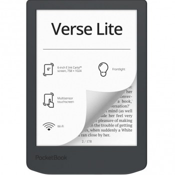 Електронна книга Pocketbook 619 Verse Lite, Midnight Grey (PB619-T-CIS)