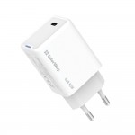 Зарядний пристрій ColorWay GaN Mini 65W PD Port PPS USB-C White (CW-CHS049PD-WT)
