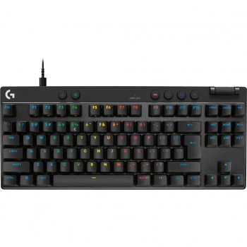 Клавiатура Logitech G PRO X TKL Rapid Black (920-013233)