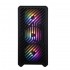 Корпус 1stPlayer T5-BK-4F1 Black без БЖ