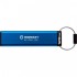 флеш USB 3.2 128GB Kingston IronKey Keypad 200 Type-C Blue (IKKP200C/128GB)