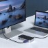 USB-хаб Choetech USB-C 15-in-1 HDMI/PD/CR/LAN/USB-A/USB-C/AUX/VGA/D (HUB-M52-GY)