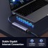 USB-хаб UGREEN USB 3.0 to 3хUSB 3.0/Type-C+RJ45(1000M) Ethernet 5 (60554)