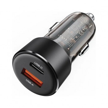 Зарядний пристрій Acefast 2xUSB 60W (USB-C + USB-A) B12 (6974316282914)