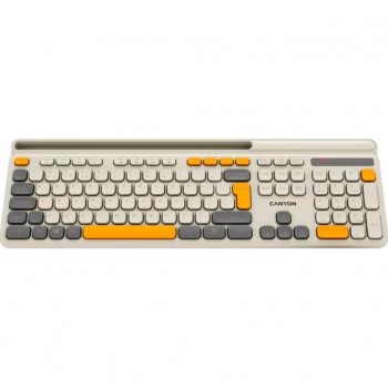 Клавіатура Canyon HKB-W03 Wireless UA Beige (CNS-HKBW03BG)