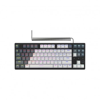 Клавіатура Lorgar Azar 514TKL RGB Mechanical USB UA White/Grey (LRG-GK514TKL-WH-UA)