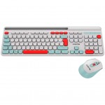 Комплект (клавіатура, миша) Canyon HSET-W5 Wireless UA White (CNS-HSETW5WT)