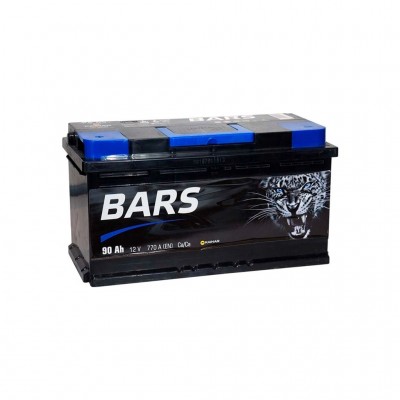 Акумулятор автомобільний Bars 90Ah Ев (-/+) (770EN)