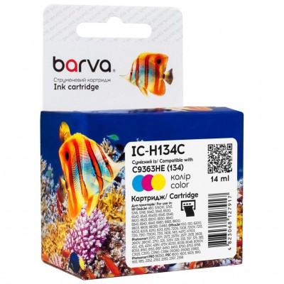 Картридж HP 134 (C9363HE) 560c, Color (IC-H134C) BARVA