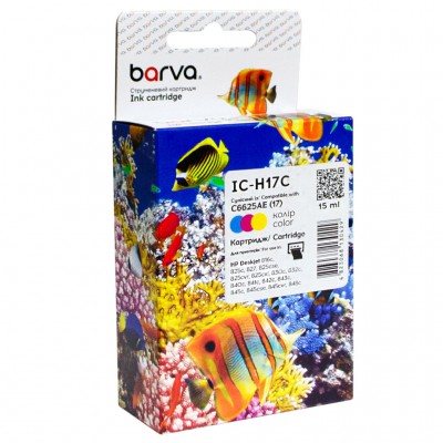 Картридж HP 17 Color C6625AE, 480c (IC-H17C) BARVA