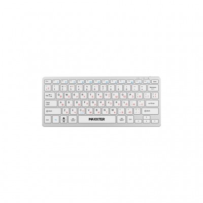 Клавіатура Maxxter KBW-C01S-UA Wireless UA White (KBW-C01S-UA)