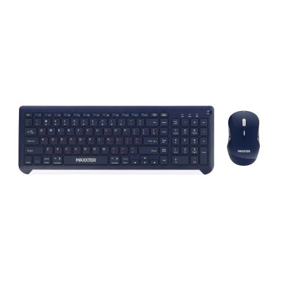 Комплект (клавіатура, миша) Maxxter KMS-WCM-01BL-UA Wireless UA Blue (KMS-WCM-01BL-UA)