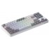 Клавіатура Hator Rockfall 3 Mecha TKL QMK/VIA Orange Wireless White (HTK851UA)