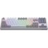 Клавіатура Hator Rockfall 3 Mecha TKL QMK/VIA Orange Wireless White (HTK851UA)