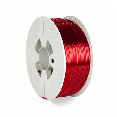 Пластик для 3D-принтера Verbatim PETG, 2,85 мм, 1 кг, red-transparent (55062)