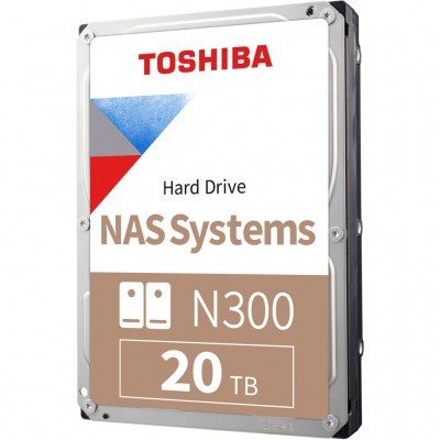 Жорсткий диск 3.5" 20TB N300 Toshiba (HDWG62AUZSVA)