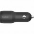 Зарядний пристрій Belkin Car Charger 24W Dual USB-A, USB-A - MicroUSB, 1m, black (CCE002BT1MBK)