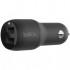 Зарядний пристрій Belkin Car Charger 24W Dual USB-A, USB-A - MicroUSB, 1m, black (CCE002BT1MBK)
