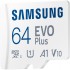 Карта пам'яті 64GB microSD class 10 UHS-I U3 V30 A2 EVO Plus Samsung (MB-MC64SA/EU)