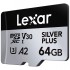 Карта пам'яті 64GB microSDXC class 10 UHS-I U3 V30 A2 Profession Lexar (LMSSIPL064G-BNANG)
