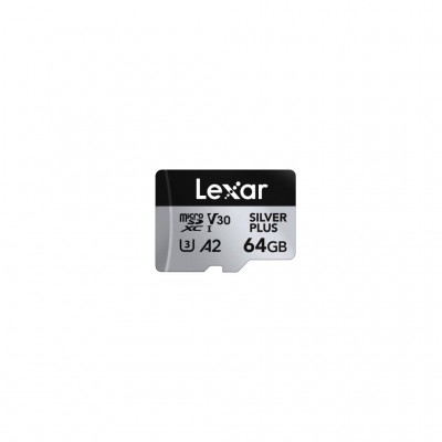 Карта пам'яті 64GB microSDXC class 10 UHS-I U3 V30 A2 Profession Lexar (LMSSIPL064G-BNANG)