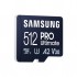 Карта пам'яті Samsung 512GB microSDXC class 10 UHS-I U3 V30 A2 Pro Ultimate (MB-MY512SA/WW)