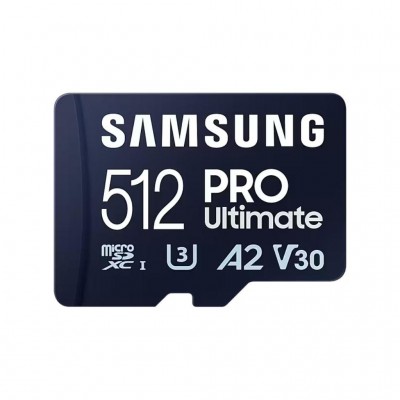 Карта пам'яті Samsung 512GB microSDXC class 10 UHS-I U3 V30 A2 Pro Ultimate (MB-MY512SA/WW)
