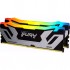 Пам'ять DDR5 48GB 8400 MHz Renegade RGB Silver XMP Kingston Fury (ex.HyperX) KF584CU40RSAK2-48