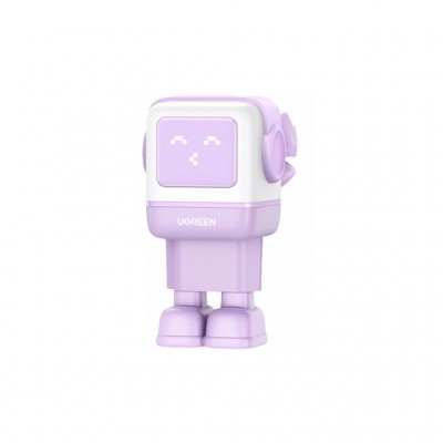Зарядний пристрій 3xUSB 65W (2xUSB-C+USB-A) Gan Robot tech Fast Charger Фіолетовий CD361 Ugreen (35291)