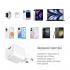 Зарядний пристрій ColorWay GaN Mini 30W PD Port PPS USB-C White (CW-CHS054PDC-WT) + кабель USB Type-C