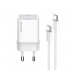 Зарядний пристрій ColorWay GaN Mini 30W PD Port PPS USB-C White (CW-CHS054PDC-WT) + кабель USB Type-C