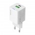 Зарядний пристрій ColorWay GaN Mini 35W PD Port PPS USB (Type-C PD + USB QC4.0) White (CW-CHS055PD-WT)