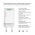 Зарядний пристрій ColorWay GaN Mini 35W PD Port PPS USB (Type-C PD + USB QC4.0) White (CW-CHS055PDC-WT) + кабель USB Type-C