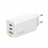Зарядний пристрій ColorWay GaN Mini 65W PD Port PPS USB (USB-2C1A) White (CW-CHS058PD-WT)