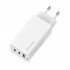 Зарядний пристрій ColorWay GaN Mini 65W PD Port PPS USB (USB-2C1A) White (CW-CHS058PD-WT)