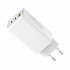 Зарядний пристрій ColorWay GaN Mini 65W PD Port PPS USB (USB-2C1A) White (CW-CHS058PD-WT)