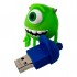 флеш USB 16GB Mike Wazowski Green USB 2.0 Wibrand (WI2.0/MW16G)