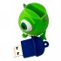 флеш USB 16GB Mike Wazowski Green USB 2.0 Wibrand (WI2.0/MW16G)