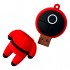 флеш USB 16GB Squid Game Red USB 2.0 Wibrand (WI2.0/SG16R)