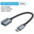 Переходник USB Type-C, micro USB Lapara (LA-Type-C-MicroUSB-adaptor black) перехідник, micro USB, USB