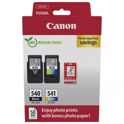 Картридж PG-540 Multipack PG-540/CL-541 BK, Color + GP-501 (5225B013) Canon