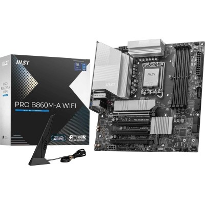Материнська плата MSI PRO B860M-A WIFI, Intel Socket 1851