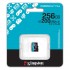 Карта пам'яті Kingston 256GB microSDXC сlass 10 UHS-I U3 V30 A2 Canvas Go Plus G4 (SDCG4/256GBSP)