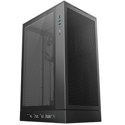 Корпус Deepcool CH270 Digital чорний безБЖ Mini-ITX/Micro-ATX/Micro-ATX(RearConnector),1x3.5"/1х2.5" (R-CH270-BKNDM0-G-1)