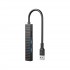USB-хаб XO HUB014A.black