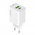 Зарядний пристрій ColorWay GaN Mini 45W PD Port PPS USB (Type-C PD + USB QC4.0) White (CW-CHS060PD-WT)