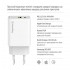 Зарядний пристрій ColorWay GaN Mini 45W PD Port PPS USB (Type-C PD + USB QC4.0) White (CW-CHS060PD-WT)